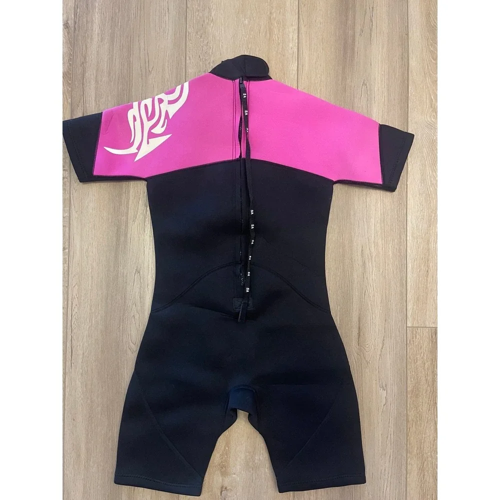 Youth Swimwear Pink/Black/Gray Wetsuit‎